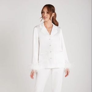 NADINE MERABI Darcie White Pajamas